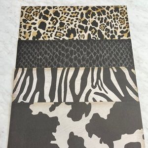 Tan Gray Animal Print 12x12 Scrapbook Paper 12 Sheets